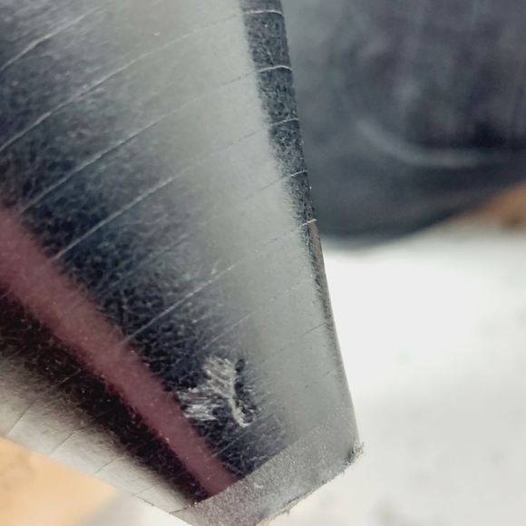 Joie Baler Black suede Leather Western Ankle Boots C1036 - Picture 13 of 14